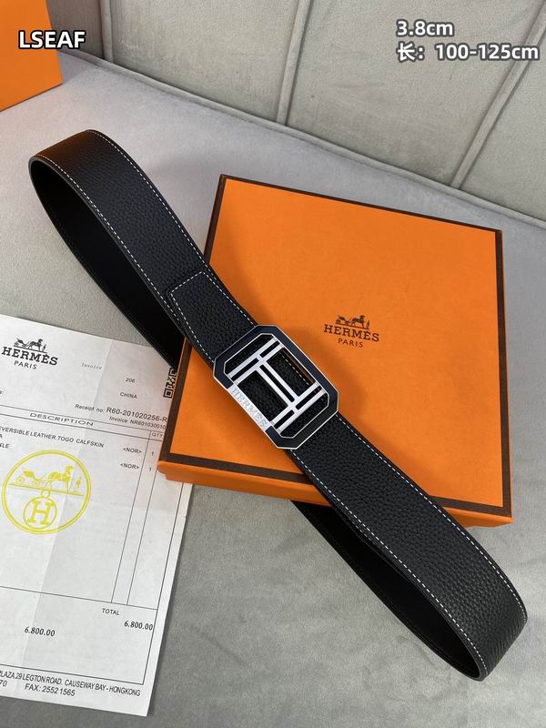 Hermes  belt 38mmX100-125cm 8L68